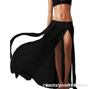 GuGio Bikini Swimsuit Beach Dress Skirts Women's High Waist Beach Wrapped Cover up Beachwear Black B07PDFL339